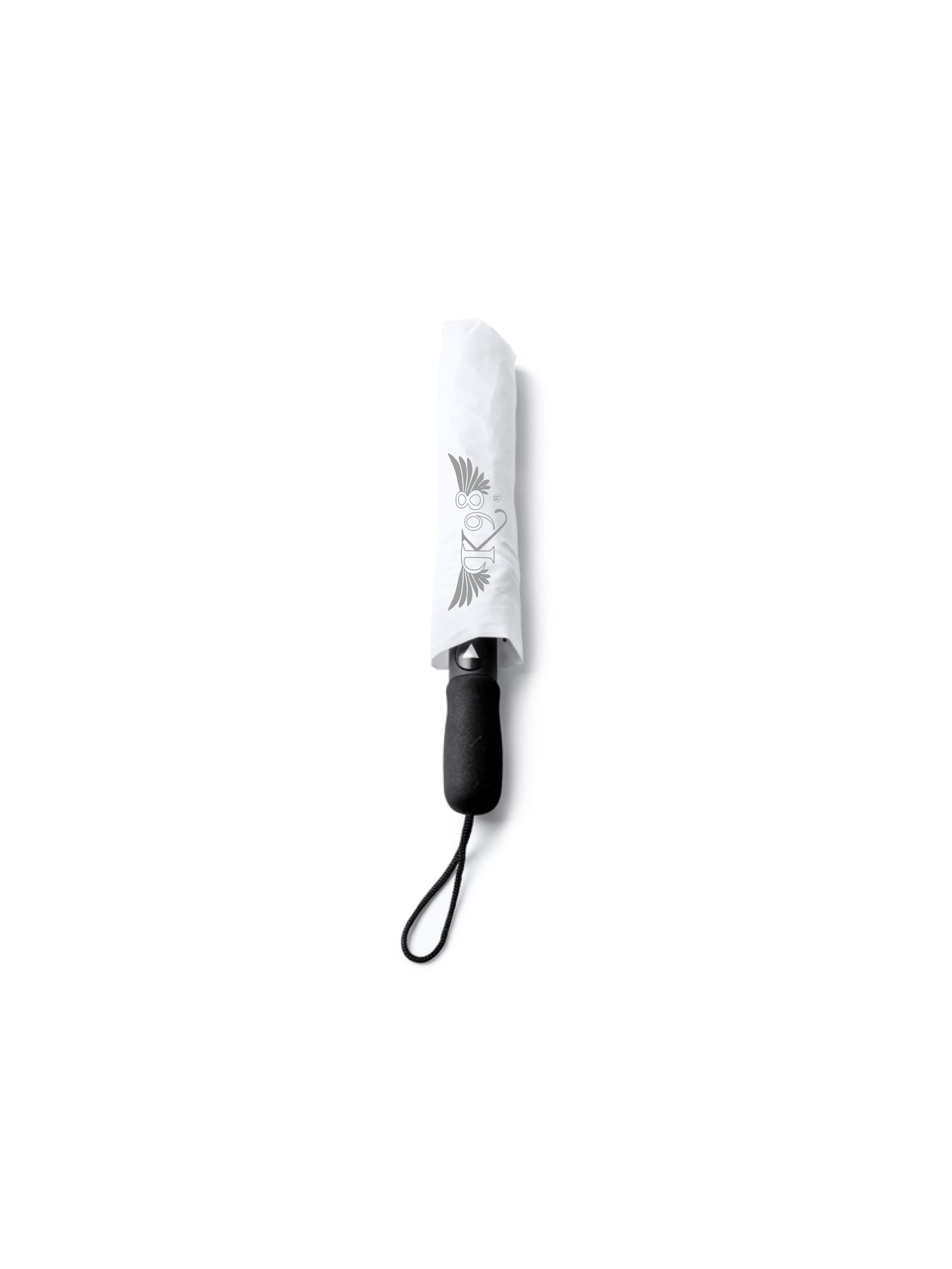 Dettaglio del tessuto impermeabile in poliestere dell'ombrello pieghevole K98 in colore bianco