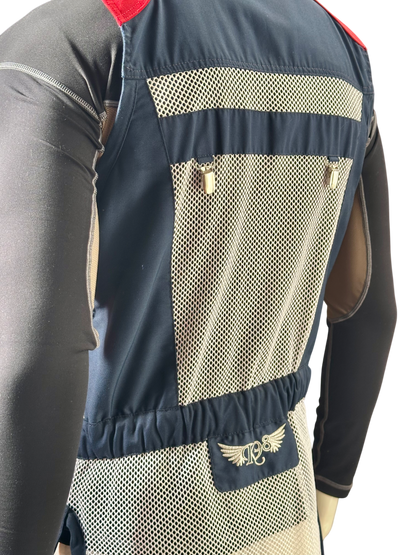 Gilet da tiro K98 K7 Double Classic indossato, vestibilità leggera e dinamica per performance ottimali​