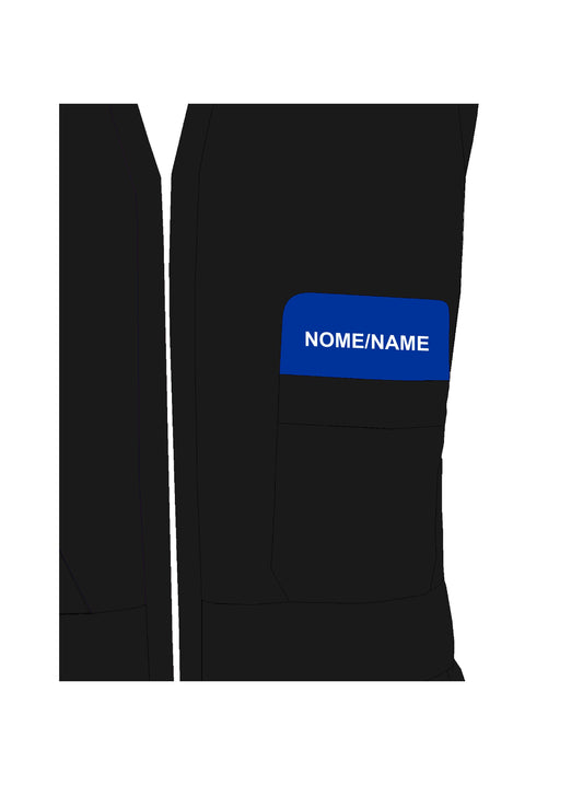 Personalizzazione K98: ricamo del nome sul lato anteriore del capo, ideale per gilet da tiro e abbigliamento sportivo​

