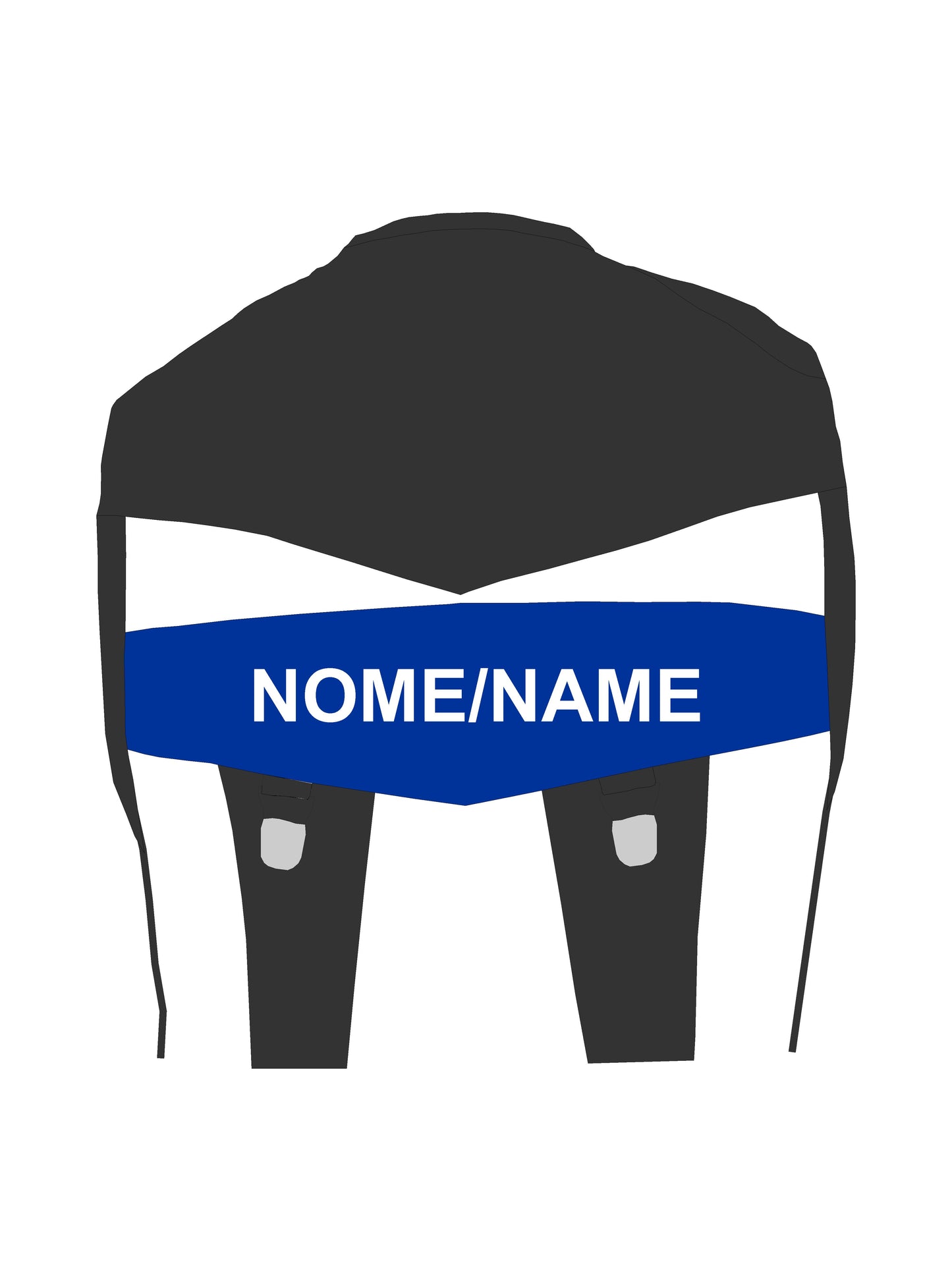 Personalizzazione K98: ricamo del nome sul retro del capo, ideale per gilet da tiro e abbigliamento sportivo​
