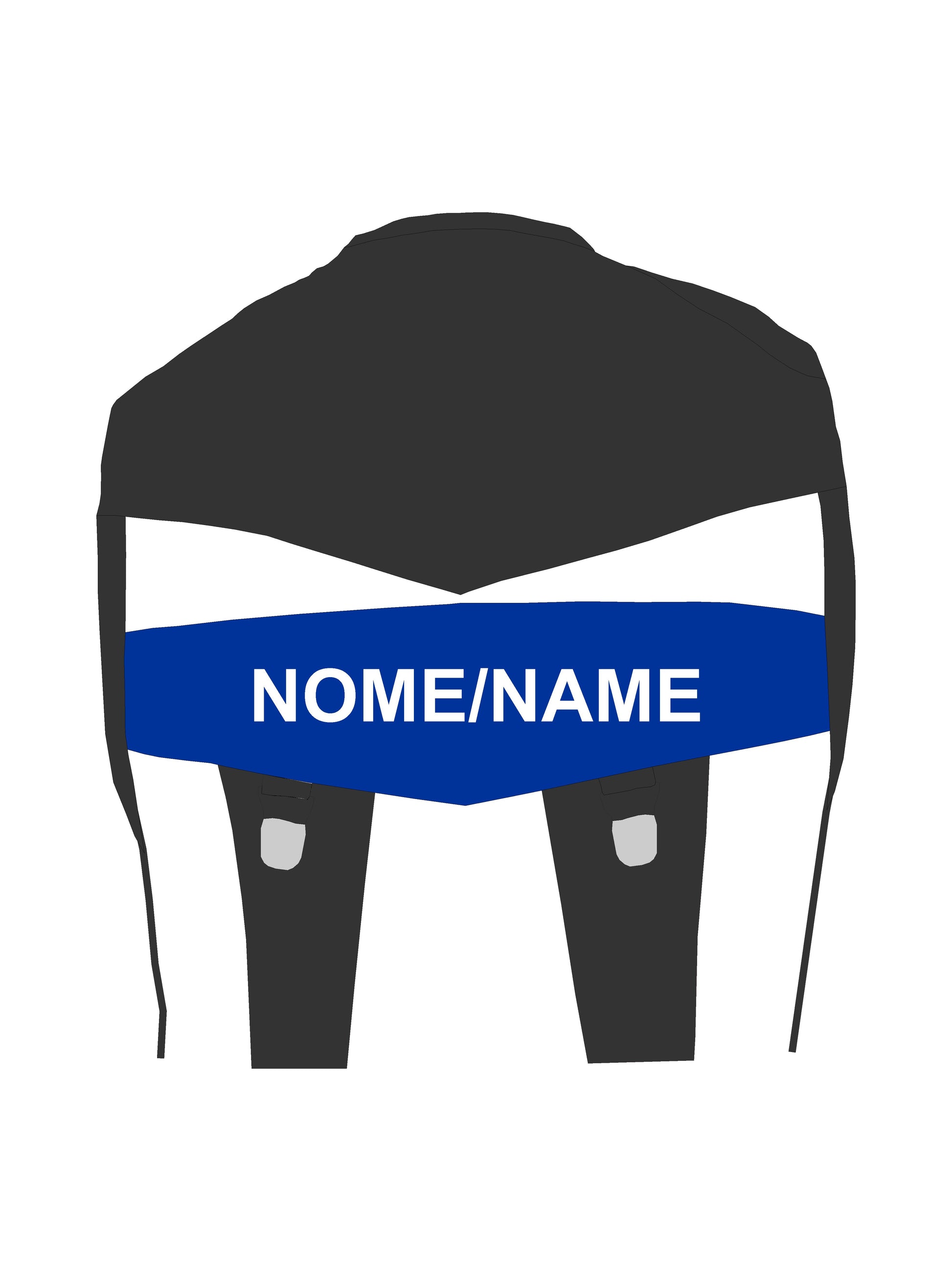 Personalizzazione K98: ricamo del nome sul retro del capo, ideale per gilet da tiro e abbigliamento sportivo​