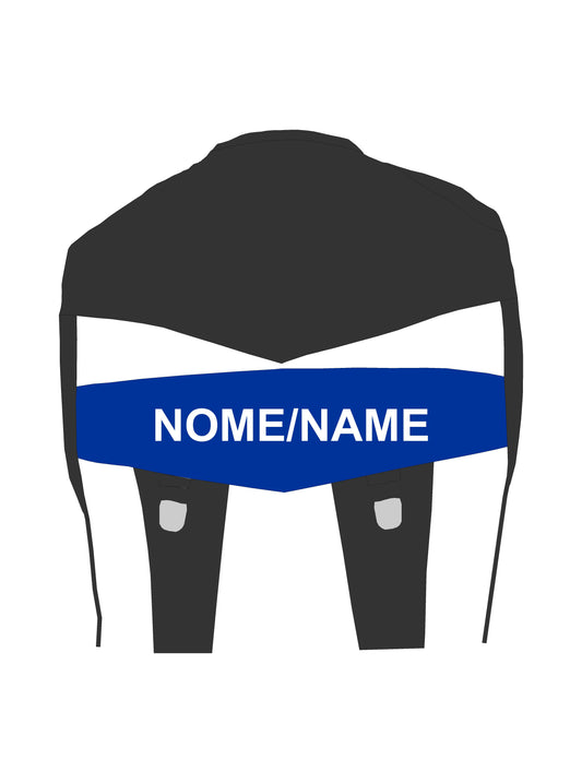 Personalizzazione K98: ricamo del nome sul retro del capo, ideale per gilet da tiro e abbigliamento sportivo​