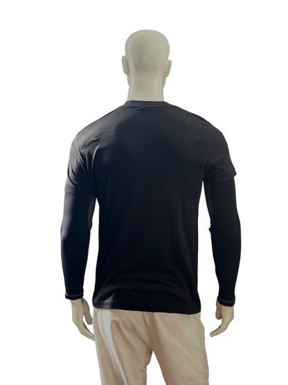 T-shirt K98 Shooter nera vista posteriore, stile tecnico per tiratori​